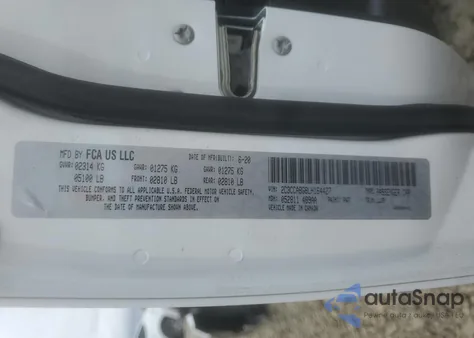 2020 Chrysler 300 S z USA, uszkodzony, nr VIN 2C3CCABG8LH164427